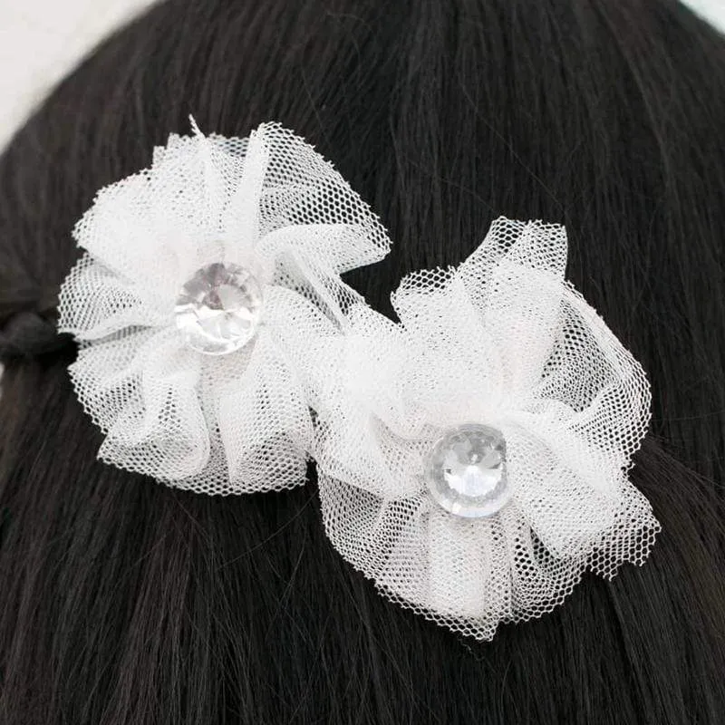 Yes, Darling White Hair Clips